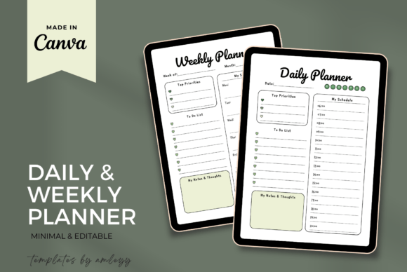 Download Free Cute Pastel Daily &amp; Weekly Planner - Premium Resources